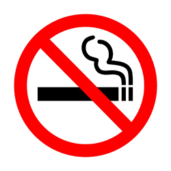 illustration of no smoking sign  