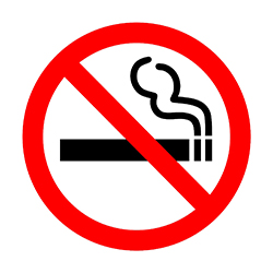 illustration of no smoking sign